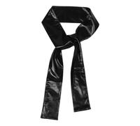 VOSAREA Masque de Sommeil Noir en Pu, Bandeau Ajustable, Léger | Accessoire de Sommeil Portable, Usage en Vol ou Relaxation Yoga, Surface Lisse Anti-boulochage