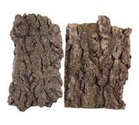 VOSAREA Meuble Terrarium 2pcs en Écorce de Café pour Lézard et Dragon Barbu, Décoration Créative et Cachette Naturelle pour Cage D'élevage d'animaux de Compagnie