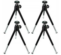 VOSAREA Mini Trépied pour Téléphone Portable 4pcs en Aluminium et Plastique Support Plat et Usage Bureau pour Photographie