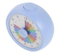 VOSAREA Minuteur Visuel Silencieux pour Gestion du Temps Rond en Plastique Minuterie Facile à Utiliser pour Enseignants et Garçon et Filles en Classe la Maison