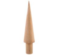 VOSAREA Moule à Cornet de Glace en Bois Forme Cône pour Maison, Outil Pratique pour Biscuits Croustillants, Pâtisserie et Desserts à Domicile
