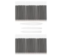 VOSAREA Moule à stylo à bille en époxy, moule à stylo en silicone, 3pcs noir, réutilisable, pour famille et collèges, avec 50 recharges, pour stylo encre bille DIY
