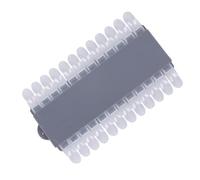VOSAREA Nuancier de Vernis à Ongles 2pcs en Plastique Carte de Distinction des Couleurs Adapté pour Boutique et Manucure DIY