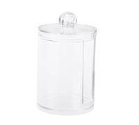 VOSAREA Organisateur Rond Transparent pour Boîte De Rangement Compacte Et Pratique pour Maquillage Accessoires Et Fournitures De Bureau