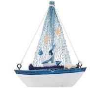 VOSAREA Ornement Bois De Voilier Décor Méditerranéen pour Maison Bureau Et Voiture Décoration Et Créative Bois pour Salle De Séjour Chambre Et Entrée