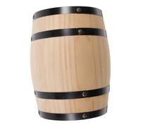 VOSAREA Ornement Tonneau Bois pour Bar Décor Rustique Vin Whisky Élégance Fût en Bois Unique