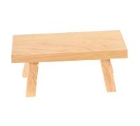 VOSAREA Ornements en Bois de cyprès de Falaise Décoration de Bureau Tabouret végétal d'intérieur Petit Rustique décoration intérieure Tabouret Court Tabouret de présentation en Bois Thuya