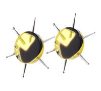 VOSAREA Outils de Pointillage Précision et Modelage 2pcs Stylo à Pointiller Ongles en Acrylique et Métal pour Nail Art pour Travaux DIY et Artisanat Manuel