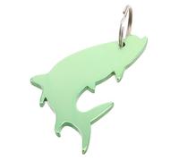 VOSAREA Ouvre-bouteille Porte-clés en Métal Magnétique Vert de Poisson Pratique et Robuste, Maison Bar