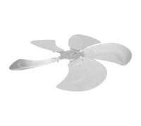 VOSAREA Pale de Rechange en Aluminium à 5 Pales pour Ventilateur de 20 | Finition Anodisée Argentée, Équilibrage Précis et Pose Facile, Usage Commercial pour Grands Ateliers