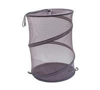 VOSAREA Panier à Linge Pliable pour Vêtements, Conteneur de Rangement Léger et Pratique, Cordon de Serrage, pour Chambre D'élève et Buanderie