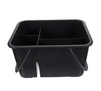 VOSAREA Panier à Poignée de Rangement pour Toilettes en Plastique 4 Compartiments , Design Portatif pour Organiser et Stocker Efficacement de Bain