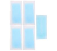 VOSAREA Patchs de Gel Rafraîchissants Bleus Pâte Froide à Base de Résine et Extrait de Menthe Ensemble de 5 Soulagement Fièvre Température pour Bébé et Tout-petit