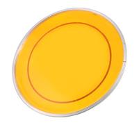 VOSAREA Peau de Tambour Accessoire de Batterie Double Couche Orange 10 Pouces avec Surface en Peau D'huile Facile à Installer pour Caisse Claire et Grosse Caisse pour Performances
