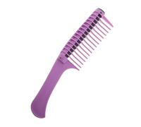 VOSAREA Peigne à Teinture Capillaire Professionnel Plastique Violet Applicateur Coloration Soins Huile Coiffage Multifonction pour Salon Maison