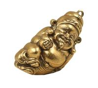 VOSAREA Pendentif Chinois en Laiton Doré Antique pour Bijoux DIY | Charme de Fabrication, pour Colliers et Téléphones, Présent Personnalisé, Style Ancien