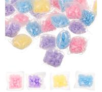 VOSAREA Perles Parfumées Linge 100 Sachets Microcapsules sans Résidus Douces Anti-statiques Adoucissant Concentré pour Machine à Laver Couleur Aléatoire