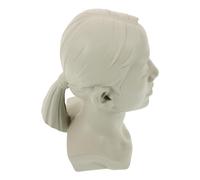 VOSAREA Petite Statue de Buste en Plâtre Compact et Léger, Décor Classique pour Accessoires Photo ou Modèle de Croquis Artistique