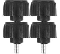 VOSAREA Pieds de Remplacement pour Balance à Plateforme 30 Kg 4 Pièces Caoutchouc et Fer Accessoires Universels pour Balances Électroniques Industrielles Pièces Détachées Compatibles