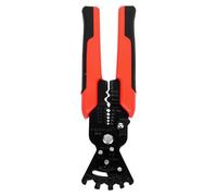 VOSAREA Pince à Dénuder Multifonctionnelle en Acier Poignée Antidérapante, Outil Professionnel pour Électricien et Atelier, Coupe et Sertissage Précis