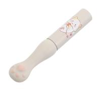 VOSAREA Pinceau à Lèvres en Silicone Applicateur Réutilisable Forme Griffe de Chat avec Tête Ronde Douce et Capuchon pour Routine Maquillage et Paquet à Cosmétiques