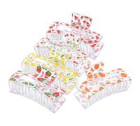 VOSAREA Pinces à Cheveux Transparentes Forte Prise en Ps pour Femmes comme Accessoires Cheveux Lot de 5 Matériau Robuste et pour Maquillage