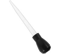 VOSAREA Pipette à Marinade Noire pour Barbecue, Injecteur de Viande Réutilisable en Plastique, Badigeon de Condiments Alimentaires pour Cuisson, Outil D’injection pour Poulet Rôti et
