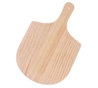 VOSAREA Planche à Pizza en Bois Beige Robuste et Facile à Laver avec Poignée, pour Servir et Découper Pizzas et Pains Maison