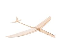 VOSAREA Planeur en Bois Naturel à Lancer la Main, Avion Artisanal en Balsa, Modèle Réduit Léger pour Intérieur et Extérieur, Vol Stable Longue Distance, Éducatif pour Garçon et Filles