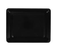 VOSAREA Plaque à Rôtir en Émail Noir pour Légumes Grillés et Lasagnes, Surface Lisse Facile à Utiliser, pour Fêtes et Camping