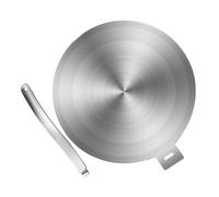 VOSAREA Plaque Diffuseur de Chaleur Acier Inoxydable pour Cuisson Induction Plaque Adaptation Ronde Résistante Aux Hautes Températures Répartiteur de Chaleur Homogène pour Table Cuisson