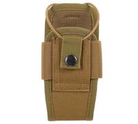 VOSAREA Pochette Molle pour Interphone en Tissu Oxford, Support Radio Fermeture Cordon pour Sports de Plein Air, Transport Les Mains, Couleur Kaki