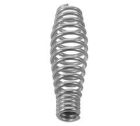 VOSAREA Poignée à Ressort pour Poêle en Acier Inoxydable, Modèle | Argenté, Forme Tour Effilée, Installation Facile, Compatibilité, Usage Poêle à Granulés et Barbecue