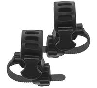 VOSAREA Porte-canne en Caoutchouc Léger 2 Pièces pour Fauteuil Roulant et Scooter Électrique, Support Pratique pour Béquilles et Cannes, Libérez Vos Mains Facilement