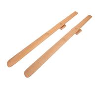 VOSAREA Porte-chaussures Magnétique en Bois de Hêtre 2 Pièces 55cm Poignée Longue Ergonomique Évite Glissades pour Seniors pour Entrée et Chevet