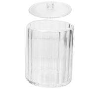 VOSAREA Porte Coton Tige Acrylique Boîte De Rangement avec Couvercle Étui pour Cotons-tiges Et Disques De Coton