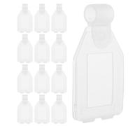 VOSAREA Porte-étiquettes Visibilité PP 20pcs en Prix pour Supermarchés et de Polyvalence, Petit Porte-panneau pour Commerces de Détail