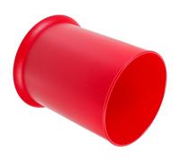 VOSAREA Porte-Ustensiles Cuisine Rouge Grand Format en Seau à Couverts Ouvert pour Rangement de et Cuillères Accessoire Pratique pour Plan de Travail et Organisation Cuisine