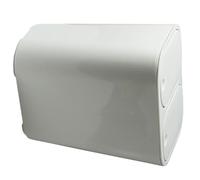 VOSAREA Poubelle à Double Compartiment Cuisine et Salle de Bain, Couvercle Sécurisé, Matériau Pp Solide, Design Simple et Moderne pour Tri des Déchets