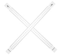 VOSAREA Règle De Mesure pour Biscuits Et Pâte Guide D'épaisseur en Acrylique 4mm Outil De Pâtisserie pour Cuisson Précise 1 Paire Amateurs Cuisine