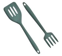 VOSAREA Set de 2 Spatules en Silicone Multifonction Résistantes la Chaleur Cuisine Professionnelle, Portable, pour Hôtels et Restaurants