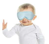 VOSAREA Sommeil en Soie pour Bébé -né, Cache-œil Doux, Protection Solaire pour Yeux Sensibles, Bandeau Ajustable Confortable pour Sommeil Paisible