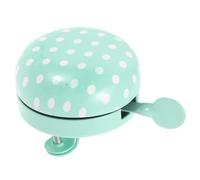VOSAREA Sonnette Vélo à Pois, Clochette Garçon et Filles, Fer Vert pour VTT | Style Mignon Vintage, Installation Facile et Réglable, pour Quartier et Campus, Compatible Adultes