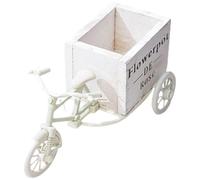 VOSAREA Support à Fleurs de Vélo en Bois Léger et Résistant, Décoration de Table Mariage Élégante et Facile à Ranger pour Fête ou Bureau