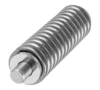 VOSAREA Support à Ressort D'antenne CB Flexible en Acier Inoxydable 3/8-24 Filetage, Amortisseur de Vibrations pour Antennes Véhicules, Camions et Bateaux, Protection Tout-Terrain Robuste