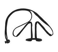 VOSAREA Support de Microphone à Suspendre Autour du Cou Pied Stable en Métal Dragonne Réutilisable pour Animateurs et Magiciens