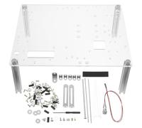 VOSAREA Support pour Boîtier PC Ouvert Transparent, Cadre Unique pour Carte Mère Matx, Support de Châssis Compact, Compatible Boîtiers à Châssis Ouvert, Accessoire pour Test et Assemblage