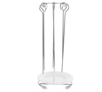 VOSAREA Support pour Brochettes en Acier Inoxydable, Étagère de Barbecue Solide pour Cuisson Uniforme, Facile à Entretenir, pour Camping et Pique-niques