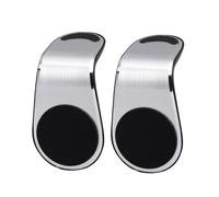 VOSAREA Supports Magnétiques Angle de Flexion 90 Degrés Lot de 2 pour Téléphone Voiture en ABS Gain de Place, Ne Gêne Pas la Vue Conducteur