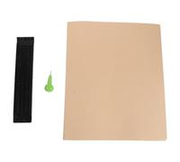 VOSAREA Tableau D'écriture en Braille 4 Lignes 28 Cellules avec Stylet Plastique et Papier, Outil Compact et Précis pour Apprentissage Braille en Milieu Scolaire